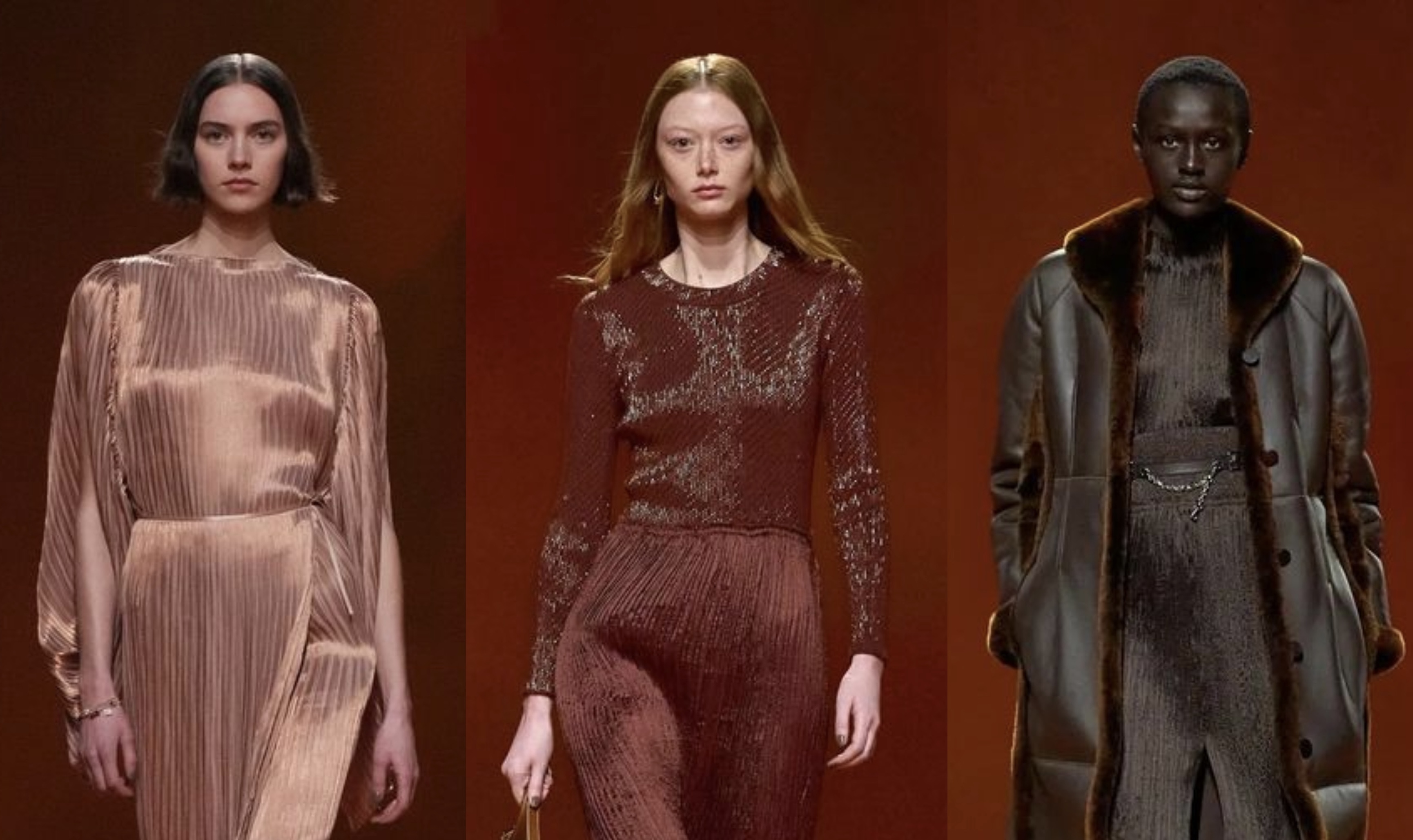 Hermès Fall Winter 2023 Collection: Inspiration from Hairstyles